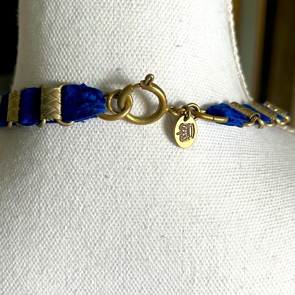 Juicy Couture Rhinestone Multi Chain Statement Necklace - Picture 7 of 7